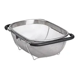 Друшляк-сито на раковину для миття продуктів 29*19*10 см Zhongjing HP-19-18-S - мініатюра 8