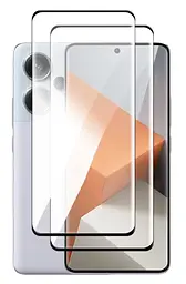 Захисне скло DK для Xiaomi Redmi Note 13 Pro+ Full Glue 3D 017731 black 2 шт. - мініатюра 2