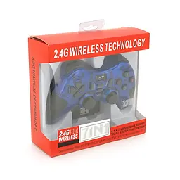 Бездротовий геймпад Voltronic 7-в-1 для PC, PS1–PS3, TV Box та Android синій - мініатюра 5