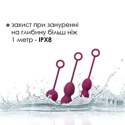 Набір вагінальних кульок зі зміщеним центром ваги Svakom Nova Violet - мініатюра 4