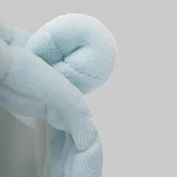 Комбінезон демісезонний велюровий DoRechi для виписки з пологового Зефір зріст 68-74 см (6-9 місяців) Блакитний - мініатюра 3