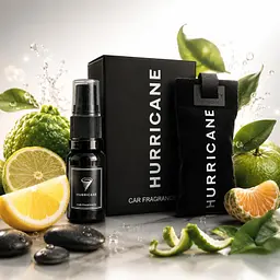 Ароматизатор автомобільний Hurricane Black Standart Long NEW (В комплекті Спрей) - мініатюра 4