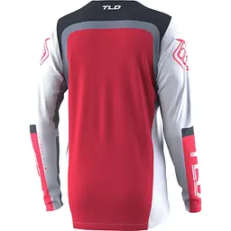 Велоджерсі Troy Lee Designs Sprint Jersey Fractura M White/Red (1106-323331013) - мініатюра 2