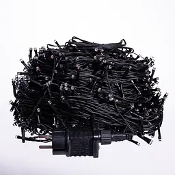 Гірлянда Нитка вулична 1000 LED 100 м на сонячній батареї чорна, синій GarlandoPro SB1000L100MBBL - мініатюра 9