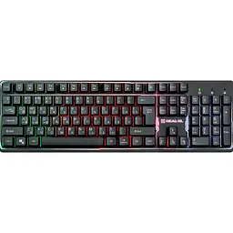 Клавіатура REAL-EL Comfort 7011 Backlit Black (EL123100043) [128771]