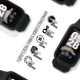 Гідрогелева плівка на годинники ArmorStandart Xiaomi Smart Band 9 Active захисна плівка для смарт годинників прозора (ARM83826) - мініатюра 2