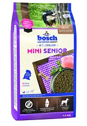 Сухий корм Bosch HPC Mini Senior для літніх собак маленьких порід 1 кг