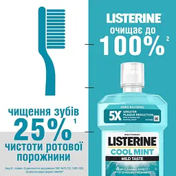 Ополіскувач для ротової порожнини Listerine Свіжа м'ята 750 мл - мініатюра 5