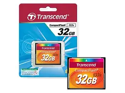 Карта пам'яті Transcend CompactFlash Card 133X 32 GB (TS32GCF133) - мініатюра 2
