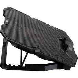 Підставка до ноутбука IceCoorel 10-15, 1 x 125mm 1400 RPM + 4 x 70mm 2500 RPM, 2 x USB, 365x297x30mm, Blue (K5Bl) - мініатюра 2
