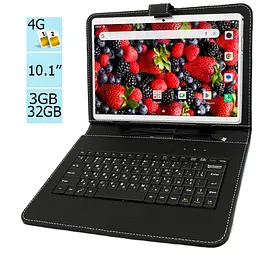 Планшет-телефон Adronix S 232 LTE 2/32 Blue + Чохол-клавіатура - мініатюра 2