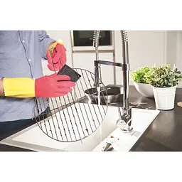 Губка-скребок Vileda Power Inox для стійких забруднень металева 2 шт (4023103172036) - мініатюра 3