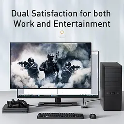 HDXiaomi-разветвитель Baseus Matrix HDXiaomi Splitter 2-in-1 or 1-in-2 Space CAHUB-BC0G Grey - мініатюра 6