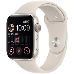 Apple Watch SE GPS Gen.2, 44mm, Starlight (Grade B) Seller Refurbished - мініатюра 1