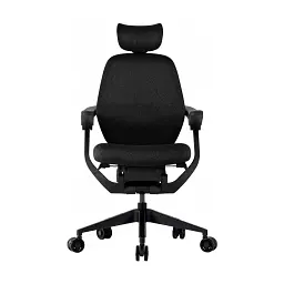 Офісне крісло GT Racer B-6333 Dark Gray/Black (B-6333 Fabric Dark Gray/Black) - мініатюра 2