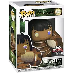 Фігурка Funko Pop Книга джунглів Мауглі і Каа The Jungle Book Mowgli with Kaa 10 см Exclusive JB MK E 987 - мініатюра 3
