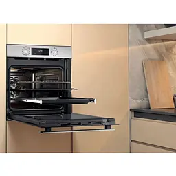 Духова шафа електрична Whirlpool 71 л A+ дисплей конвекція телескопічні напрямні нержавіюча сталь - мініатюра 8