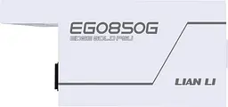 Блок живлення Lian Li EDGE850, 80 Plus Gold, White, EU Cord (G9P.EG0850G.W000.EU) - мініатюра 8