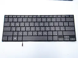 Клавіатура для ASUS UX370, UX370U, UX370UA (RU Gray з підсвічуванням) - мініатюра 3