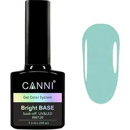 Кольорове базове покриття Canni Gel Color System Bright Base 655 димчасто-блакитний 7.3 мл - мініатюра 2