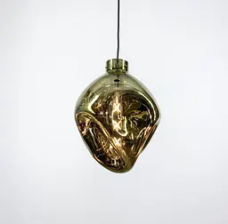 Підвісний світильник Tramonto з плафоном золотого кольору Line.F 0588/1L gold - мініатюра 4