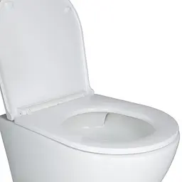 Набір: Qtap Robin Ultra Quiet унітаз підвісний QT1333046EUQW + Nest комплект інсталяції 4в1 (кругла клавіша Chrome) QT0133M425 + QT0111M11112CRM - мініатюра 2