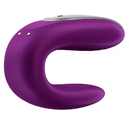 Смарт-вібратор для пар Satisfyer Double Fun (Violet) з пультом ДК - мініатюра 3