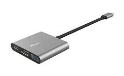 USB-хаб Trust Dalyx Aluminium USB Type-C 3-в-1 (23772) - мініатюра 3