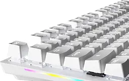 Клавіатура дротова GamePro Genesis Joker Outemu Red Swithes USB White (MK124W) - мініатюра 6