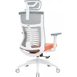 Офісне крісло OfficePro Balance OC550-W-DG-OR White/Dark Gray/Orange [148647] - мініатюра 4