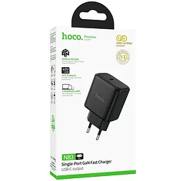 МЗП Hoco N83 Profit PD40W (1USB-C) Black - мініатюра 2