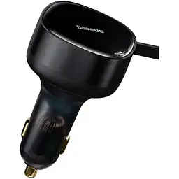 Автомобільний зарядний пристрій Baseus Enjoyment Pro Car Charger 33W Retractable Black (C00035500111-00) [169693] - мініатюра 3