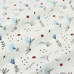Пелюшкі муслінові Cosas Blue Wildflowers 110х150 см (MuslinDiapers_BushLightBlue_110x150) - мініатюра 4