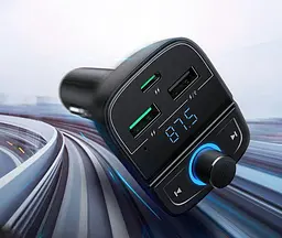 Адаптер FM - модулятор UGREEN CD229 Bluetooth Car Charger (80910) - мініатюра 4