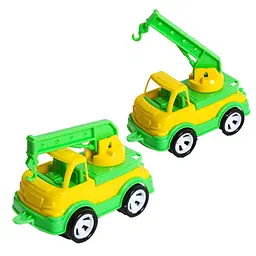 Дитяча іграшка кран "Mini Matik" 002/5BMS(Yellow) рухлива стріла крана, 13,5 см
