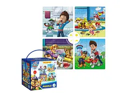 Пазли 4 в 1 Розпорядок дня Paw Patrol, DoDo, 12-16-20-24 ел.
