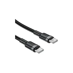 Дата кабель USB-C to USB-C 1.2m 60W black Acefast (6974316285137) - мініатюра 3