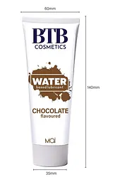 Змазка на водній основі BTB Flavored Chocolate з ароматом шоколаду (100 мл) - мініатюра 2