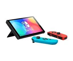 Портативна ігрова консоль Nintendo Switch OLED with Neon Blue and Neon Red Joy-Con [64459] - мініатюра 3