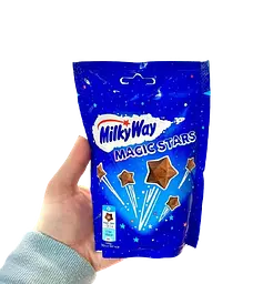 Шоколадні зірочки Milky Way Magic Stars Milk Chocolate Bites 100г - мініатюра 7