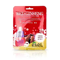 Тканинна маска Ekel Red Ginseng з екстрактом червоного женьшеню