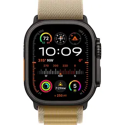Смарт-годинник Apple Watch Ultra 2 49mm Black Titanium Case with Tan Alpine Loop Small (MYTF3+MYQ03) [114896] - мініатюра 2