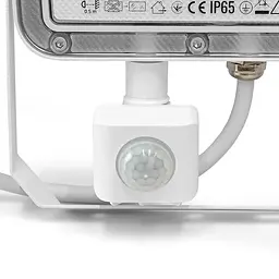 LED прожектор Videx F5, 50W 3000-5000-6500K з датчиком руху 230V White (VL-F5-050CW-S) (29262-000) - мініатюра 4