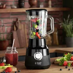 Блендер стаціонарний Matte Black 650Вт, чаша-1500мл, чорний Russell Hobbs kuh0015596 - мініатюра 3