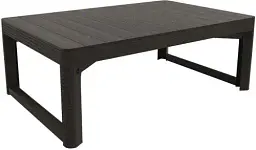 Стіл для саду Keter Lyon rattan table пластиковий сірий (8711245143446) - мініатюра 3