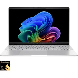 Ноутбук ASUS Vivobook S 15 S5507QA cu Qualcomm Snapdragon X Elite X1E-78-100 34GHz,15.6'',3K,32GB LPDDR5X,1TB