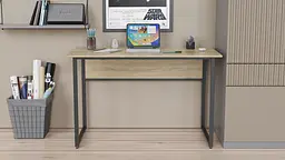 Комп'ютерний стіл Ferrum-decor Коді 75x140x70 чорний ДСП Дуб Сонома 16мм (FRD-103782)