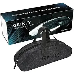 Автомобільний дротовий пилосос Grikey 7 портативний з насадками 5300Pa 120W Чорний (GK474) - мініатюра 2