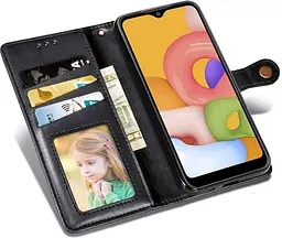 Чохол-книжка GETMAN Gallant Cover Case для Xiaomi Redmi 12C/11A Black [84401] - мініатюра 4