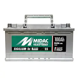 Акумулятор 6СТ-100A MIDAC S5 Sigillum, 12V, 100Ah (-/+) Євро EN860А - мініатюра 2